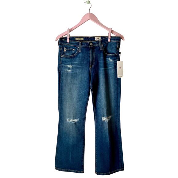 AG Adriano Goldschmied The Stacy Mid-Rise Straight Leg Jeans Size 29